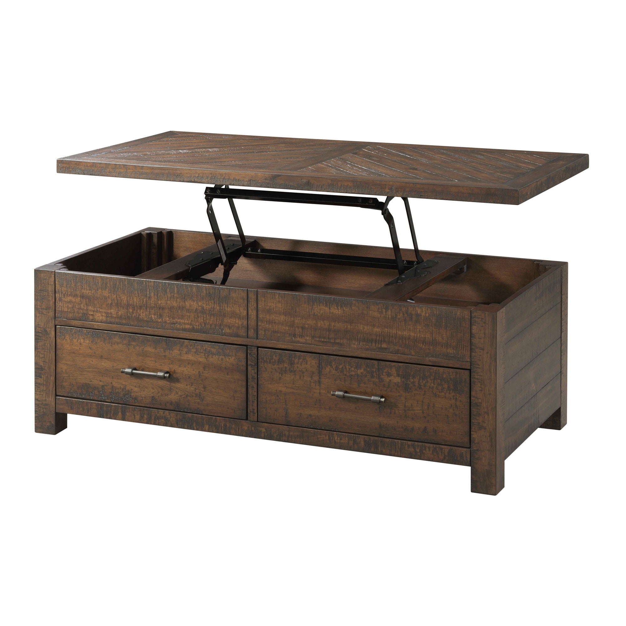 Jax - 3 Piece Occasional Table Set (Lift Top Coffee & Two End Tables) - Cherry - Atlantic Fine Furniture Melbourne FL