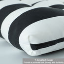 2 Piece High Back Patio Chair Cushion Set, Tufted Adirondack And Rocking Chair Cushions