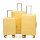 3 Pieces Set 20" / 24" / 28" Spinner Wheel Luggage With Combination Lock