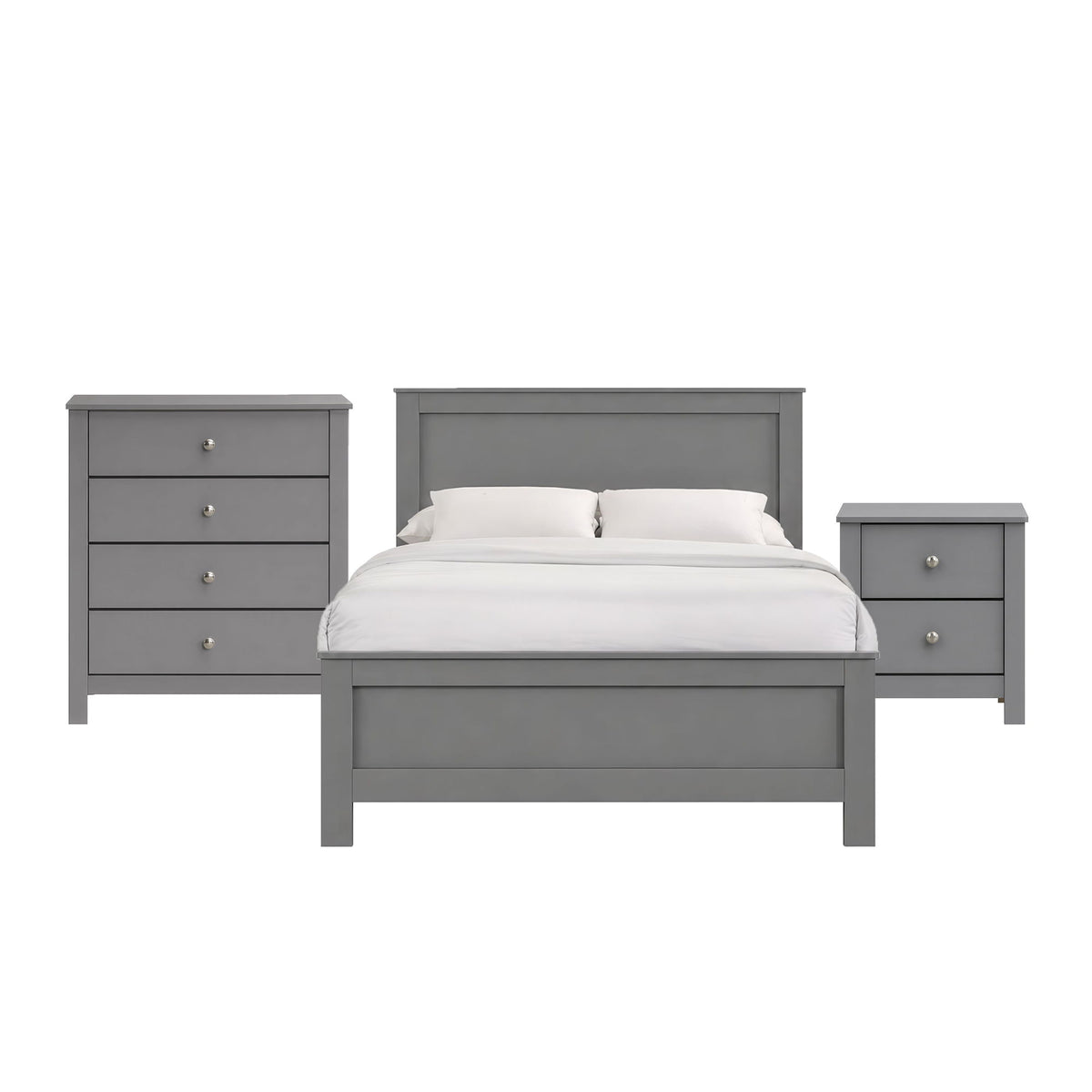 Sami Youth Panel Bedroom Set in Dark Brown by Elements International