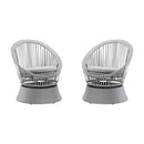 Modern Swivel Wicker Lounge Chair With Round Design