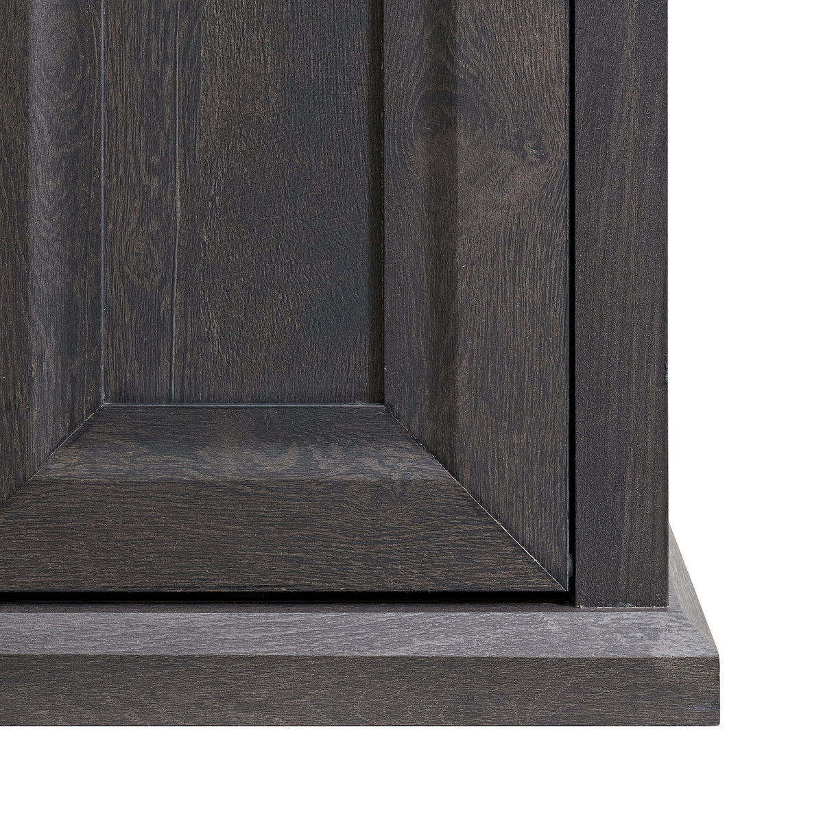 Macau Console With 23" Fireplace Insert in Gray by Elements International, view 7