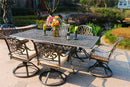 Rectangular Long Dining Set With Sunbrella Cushions