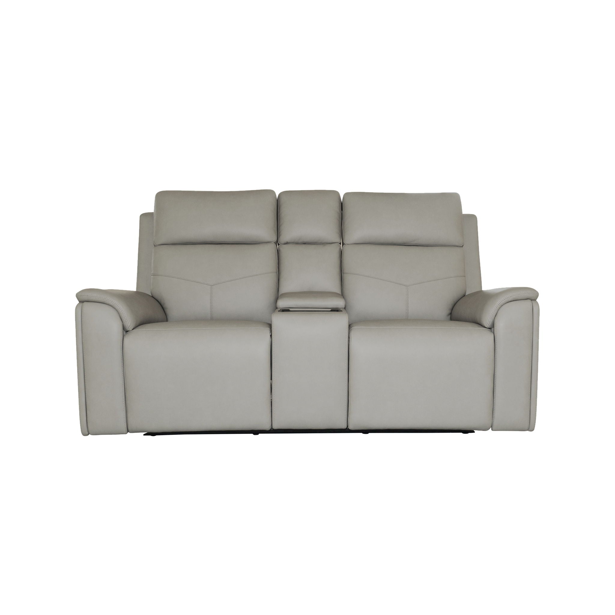 Vernon - Power Reclining Loveseat With Console, Power Headrests, Lumbar, Heat & Massage