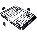 Motoring Rooftop Cargo Carrier Basket Steel, Universal Fit Roof Rack