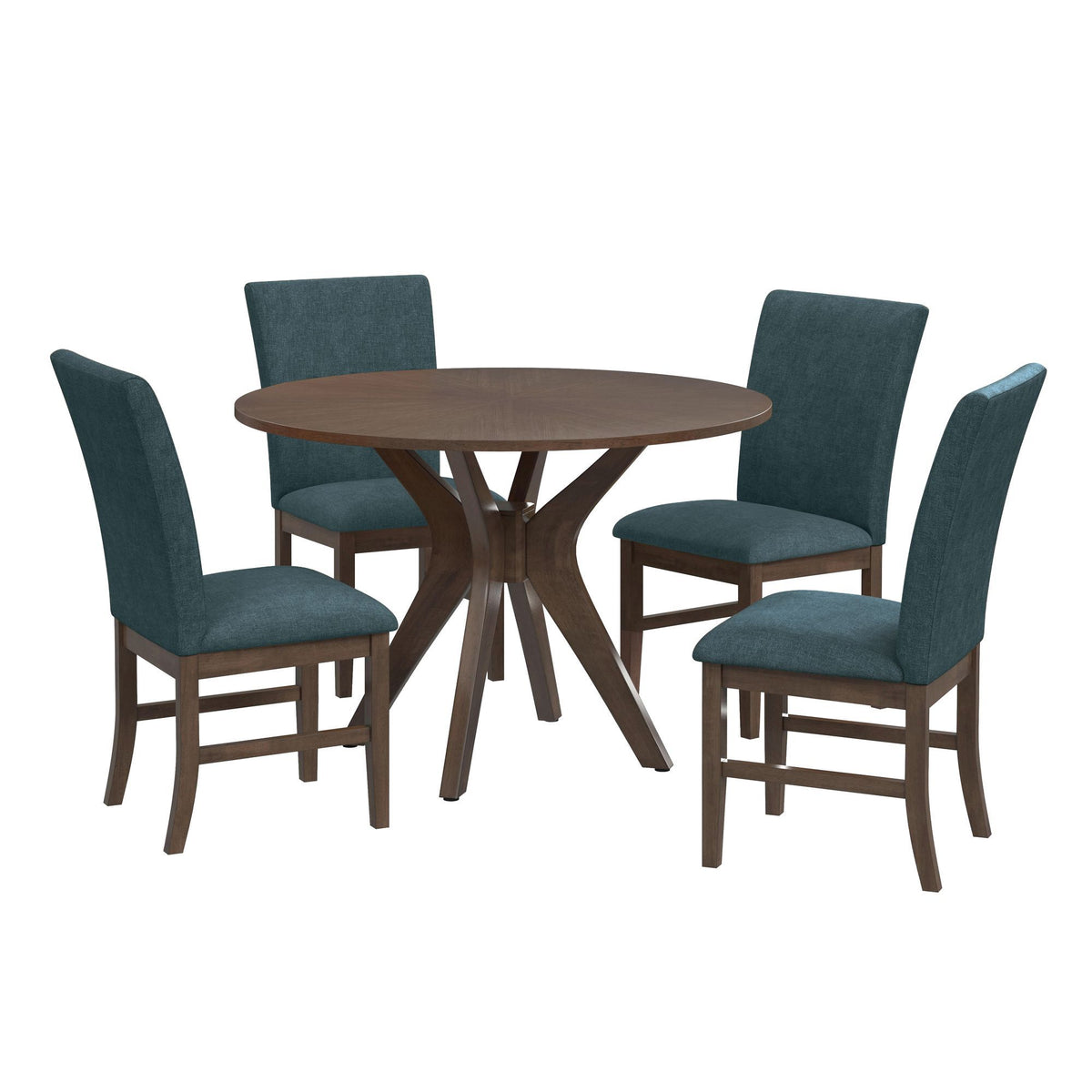 Santa Barbara Standard Height Dining Set in Blue by Elements International, view 9