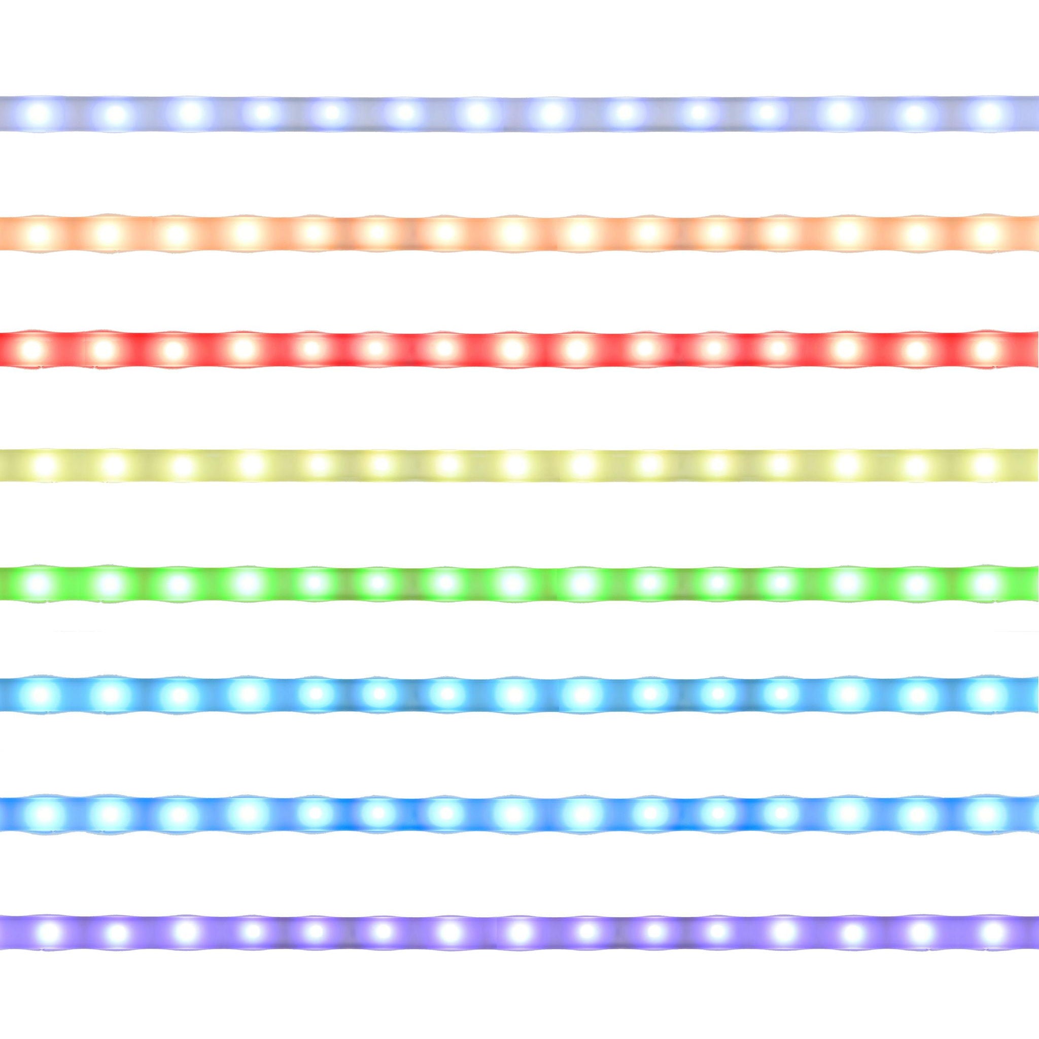 Windrose 28 x 67 Inch Tempered LED Standing Mirror White