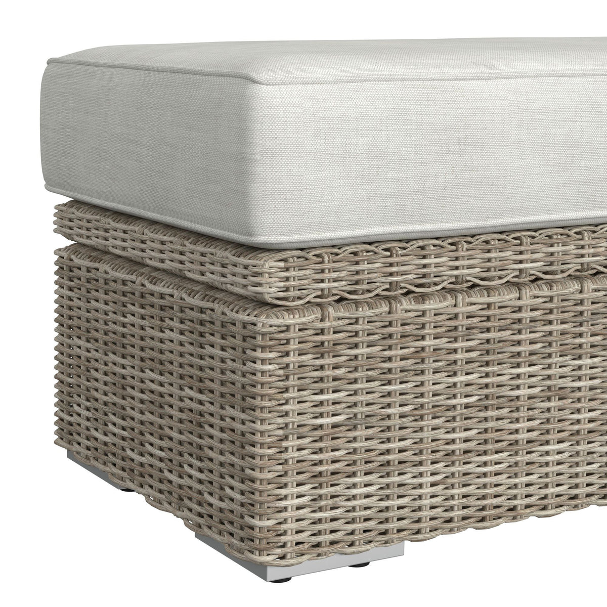 Carmona Ottoman in Natural by Elements International, view 4