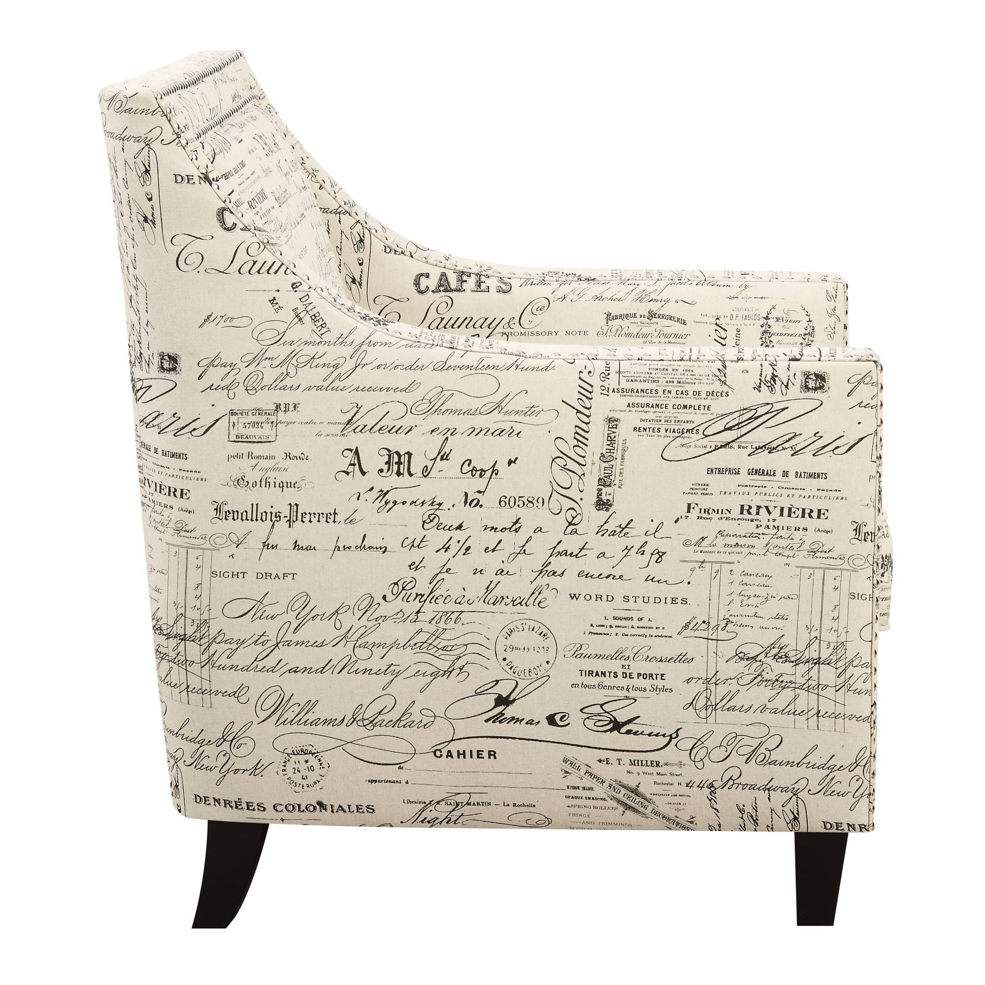 Erica Chair in Beige by Elements International, view 4