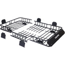 Motoring Rooftop Cargo Carrier Basket Steel, Universal Fit Roof Rack