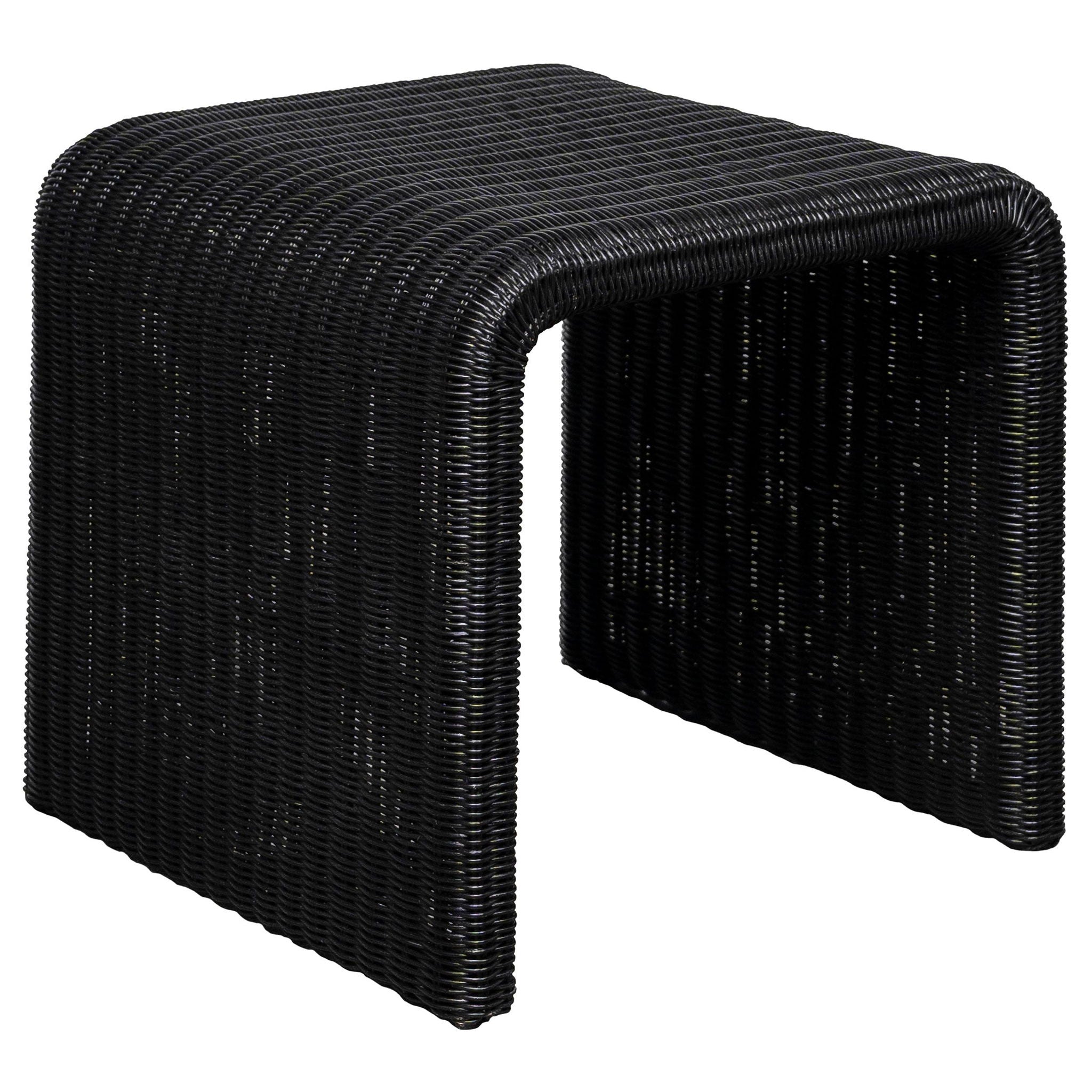 Cahya 3-piece Rattan Coffee and End Table Set Black - Atlantic Fine Furniture Melbourne FL