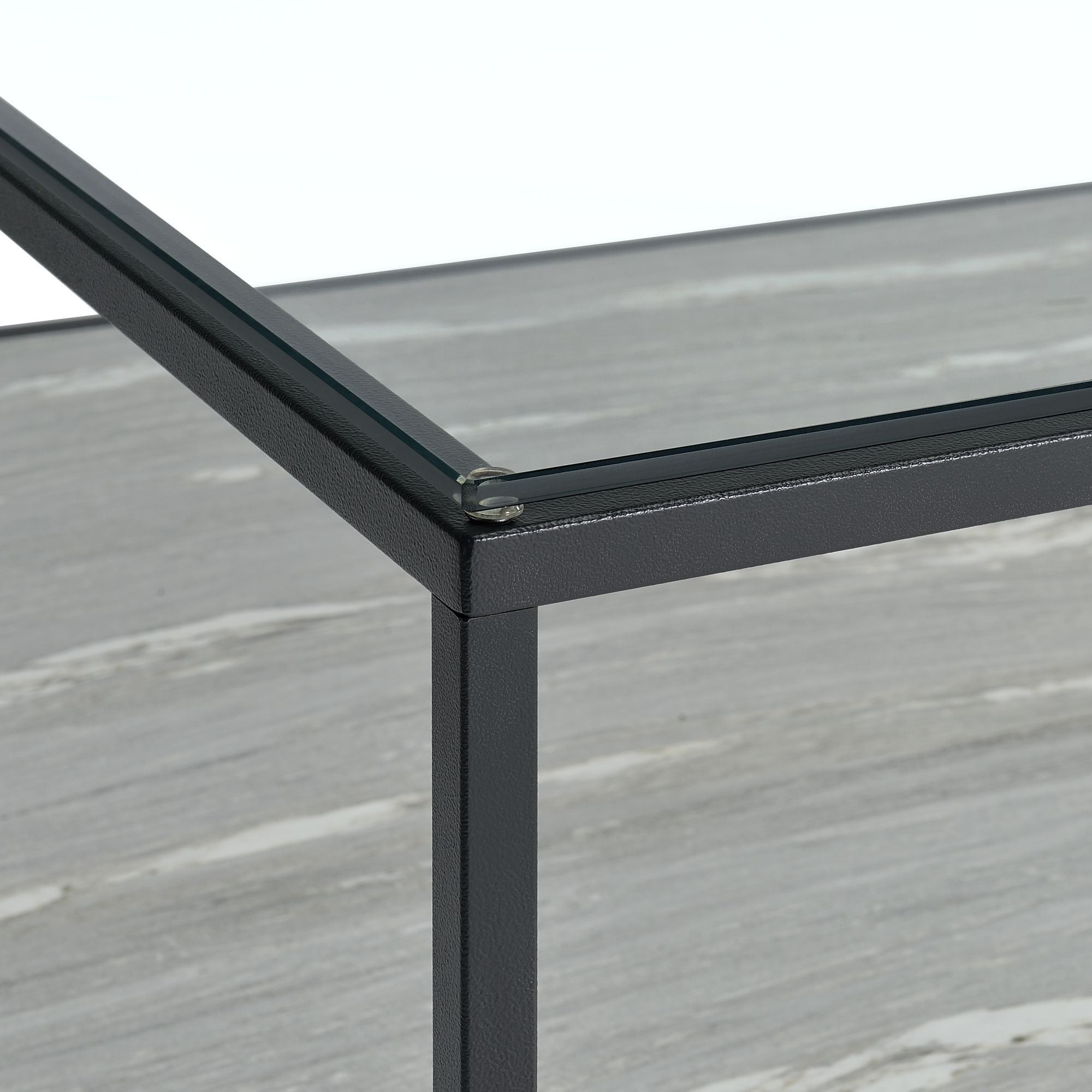 Yasmin - 2 Piece Occasional Table Set Coffee Table & End Table - Gray