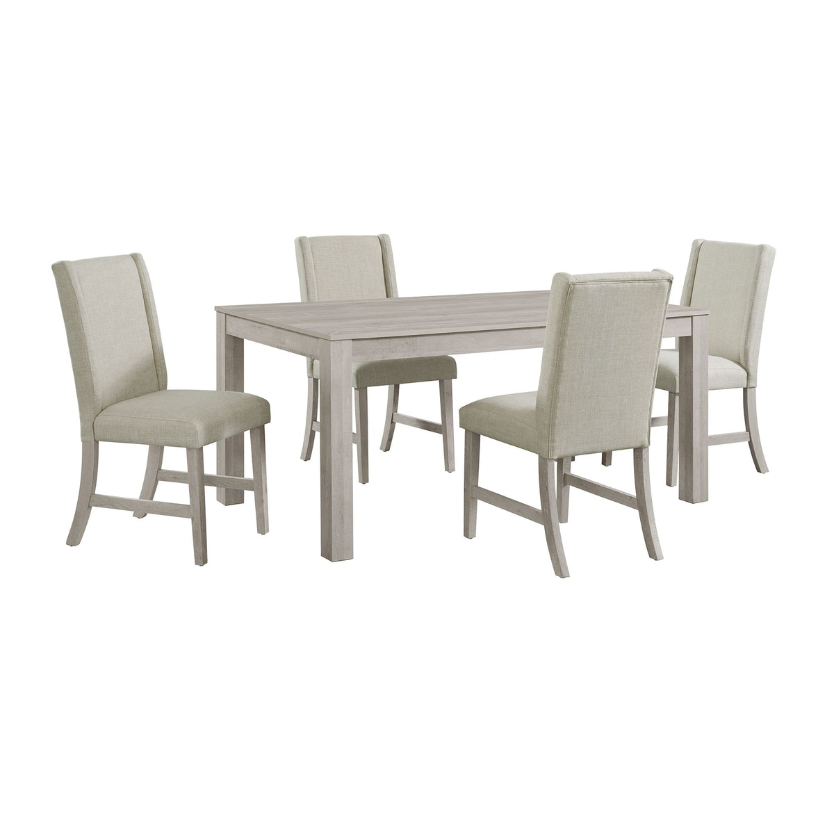 Eleanor Standard Height Dining Set in Light Brown by Elements International