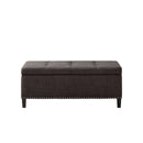 Modern Tufted Top Soft Close Storage Bench