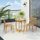 Outdoor 3 Pieces Dining Set - Teak
