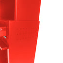 6 Drawer Lockable Tool Cabinet On Wheels, Steel Rolling Tool Chest With Detachable Toolbox