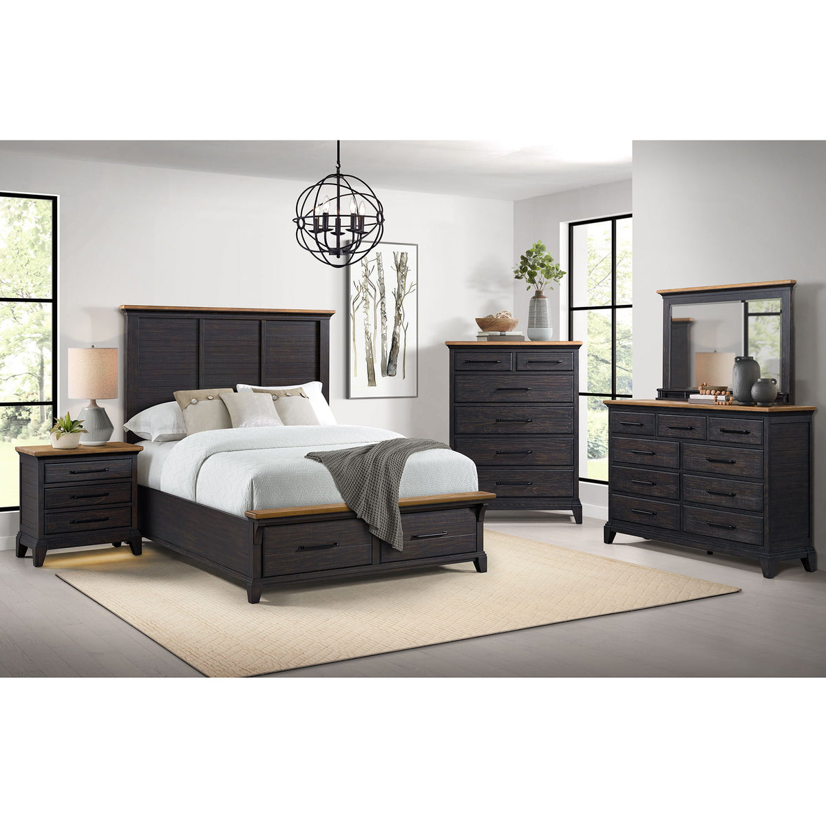 Montrose Dresser in Dark Brown by Elements International, view 11
