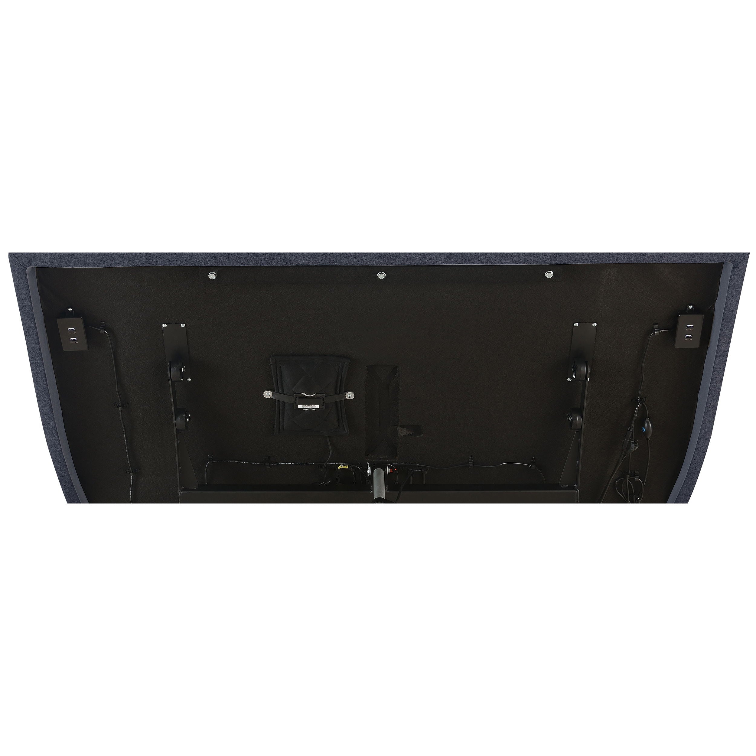 Kelven Adjustable Bed Base with Dual Massage Motors and Wireless Remote