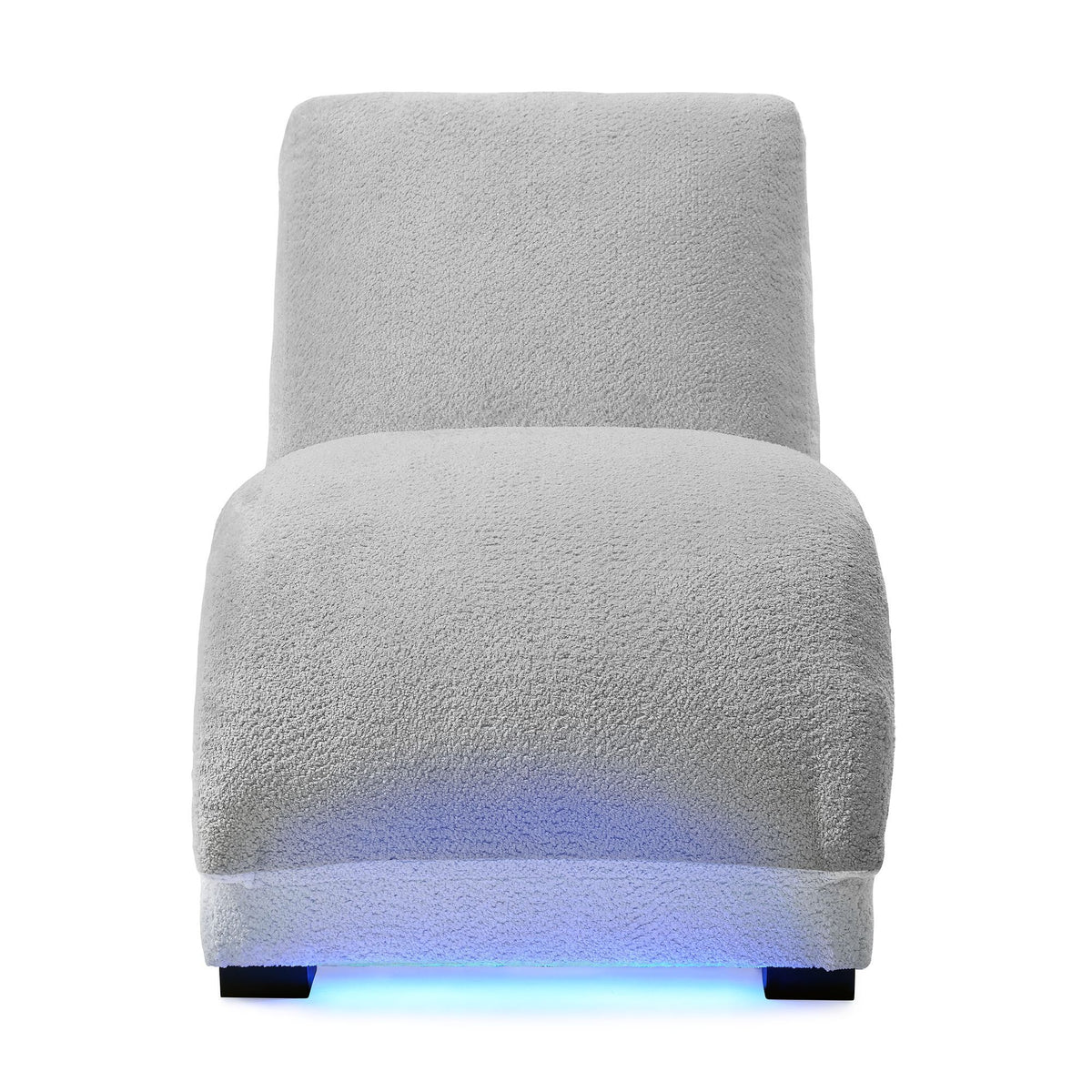 Nori Chaise With Heat Massage, USBC, LED in Black by Elements International, view 12