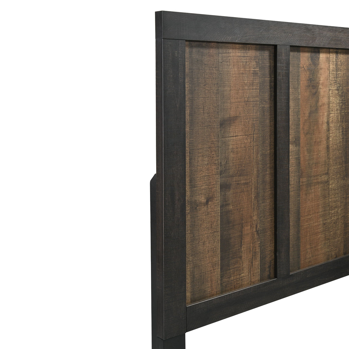 Harlington Panel Bed in Dark Brown by Elements International, view 3