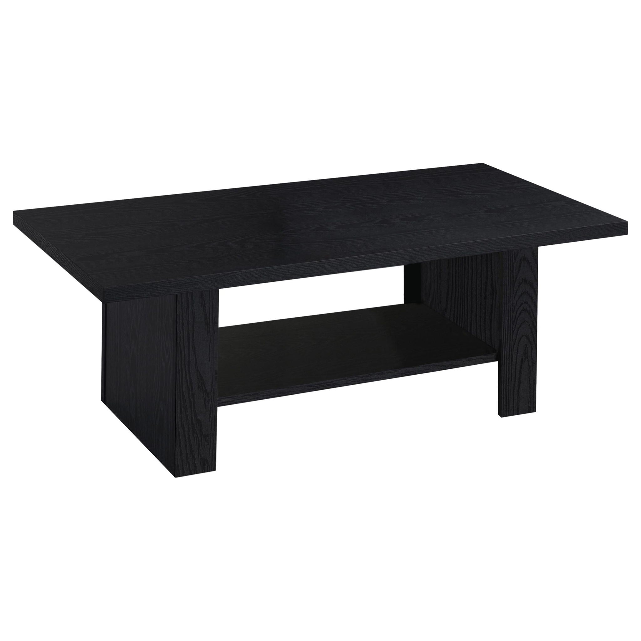 Rodez 3-piece Engineered Wood Coffee Table Set Black - Atlantic Fine Furniture Melbourne FL