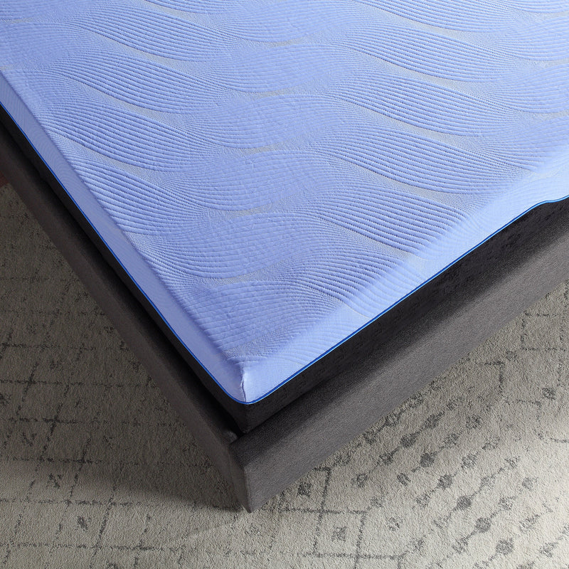 Flex Head Adjustable Hybrid Multi-Layer Latex Foam Mattress and Bed Frame Bundle