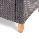 Isla - Transitional Chat Set With Water Resistant Cushions - Teak