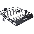 Motoring Rooftop Cargo Carrier Basket Steel, Universal Fit Roof Rack
