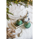 Christmas Ball Ornaments, Glass Decorative Hanging Ball Christmas Tree Ornaments, For Holiday Party Decorations (Set of 6) - Green