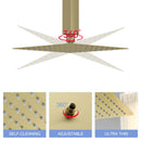 8" Square Rain Shower Head, Ceiling / Wall Mount Stainless Steel Bath Fixture