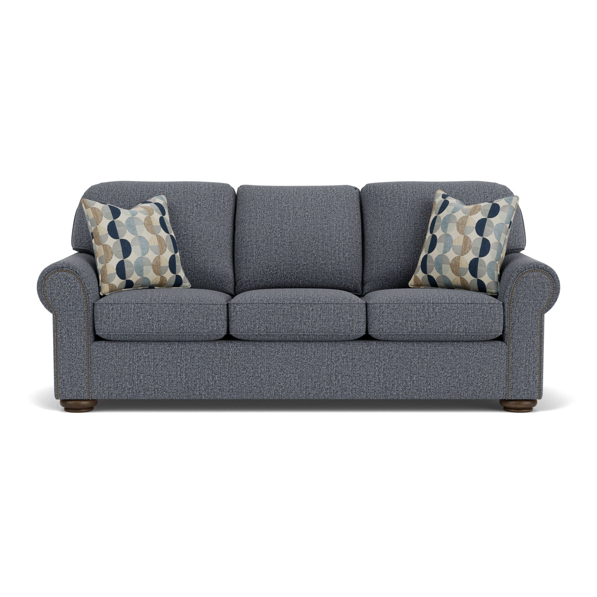 Preston - Fabric Sleeper With Nailhead Trim