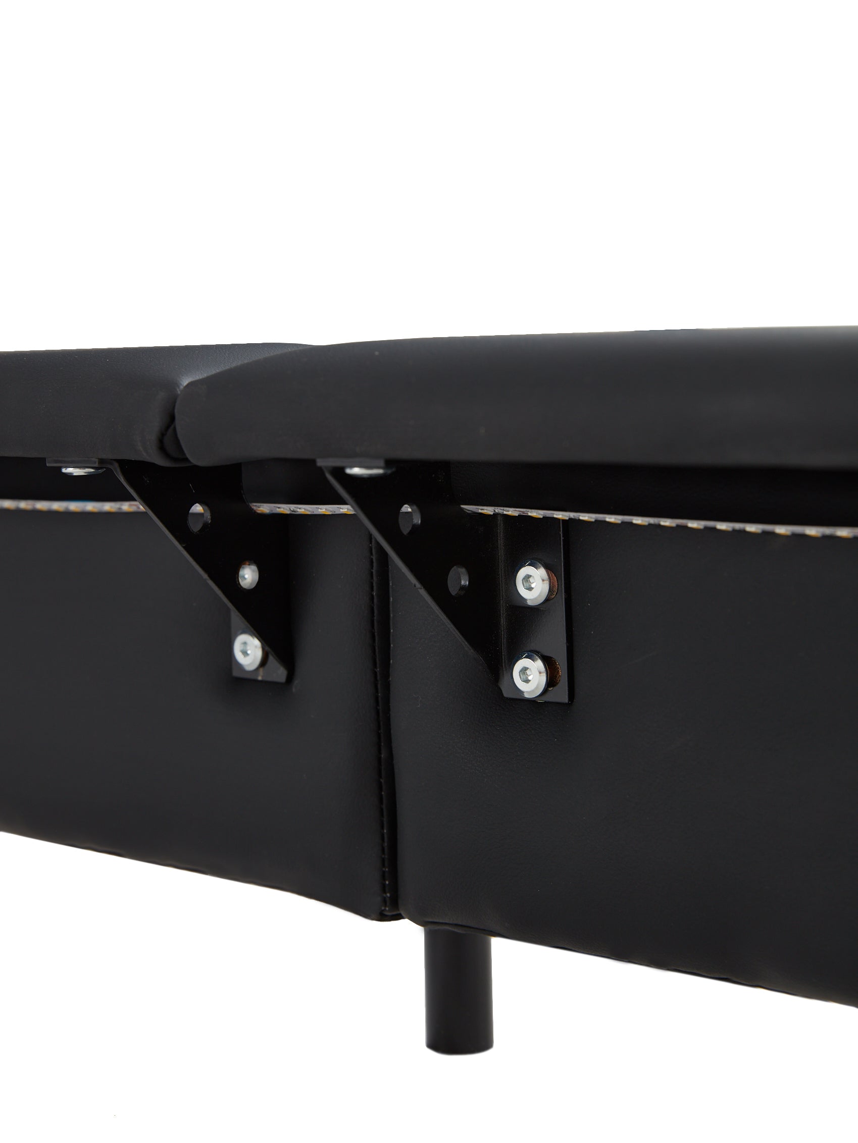 Full Size Upholstered Platform Bed with Sensor Light and Ergonomic Design Backrests, Black - Atlantic Fine Furniture Melbourne FL