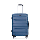 Luggage Set Of 5 Pieces, Expandable Hard Pc Luggage Set With Tsa Lock For Rotating Wheels