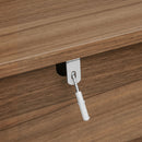 Modern 5 Drawer Accent Storage Cabinet For Living Room, Bedroom, Dining Room, Or Study - Walnut