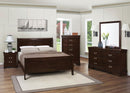 Louis Philippe - Panel Sleigh Bed - Atlantic Fine Furniture Inc
