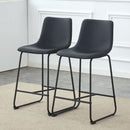 Retro Bar Chairs, Comfortable Stools (Set of 2)