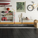 Interlocking Deck Tiles Plastic Waterproof Outdoor All Weather Anti-Slip Bathroom Shower Balcony Porch Strong Weight Capacity Upto 6613 Lbs, Rosette Pattern