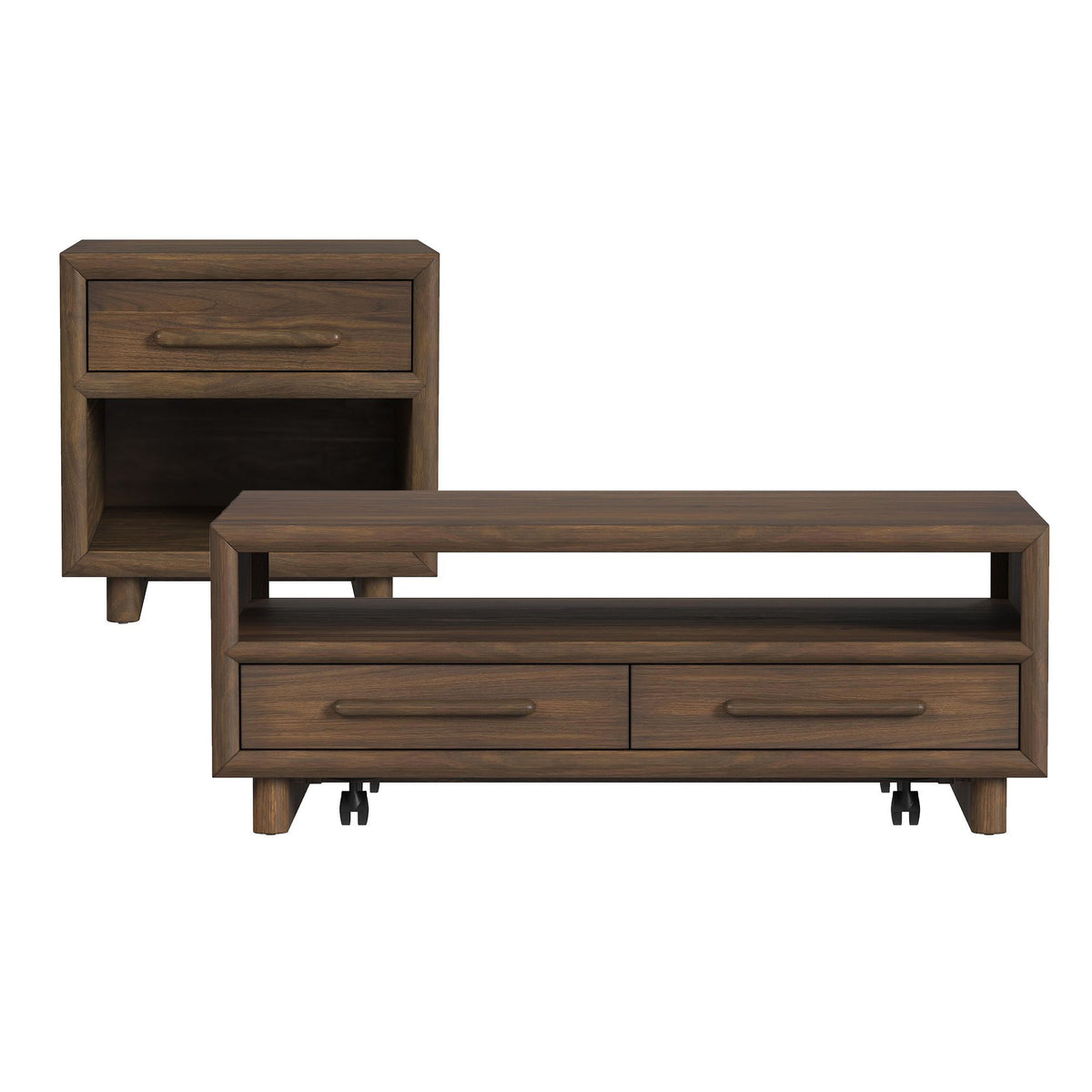 Brisbane Occasional Table Set in Dark Brown by Elements International