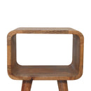 Minimalist Open Curved Nightstand