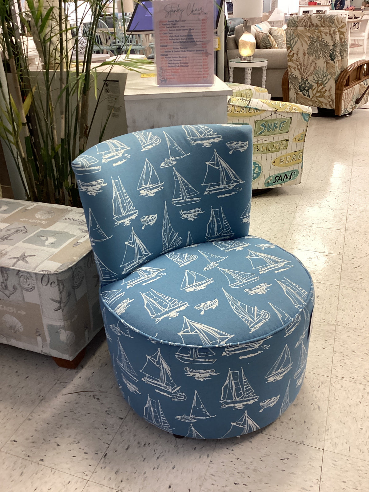 Custom Stanley Armless Chair - Atlantic Fine Furniture Melbourne FL