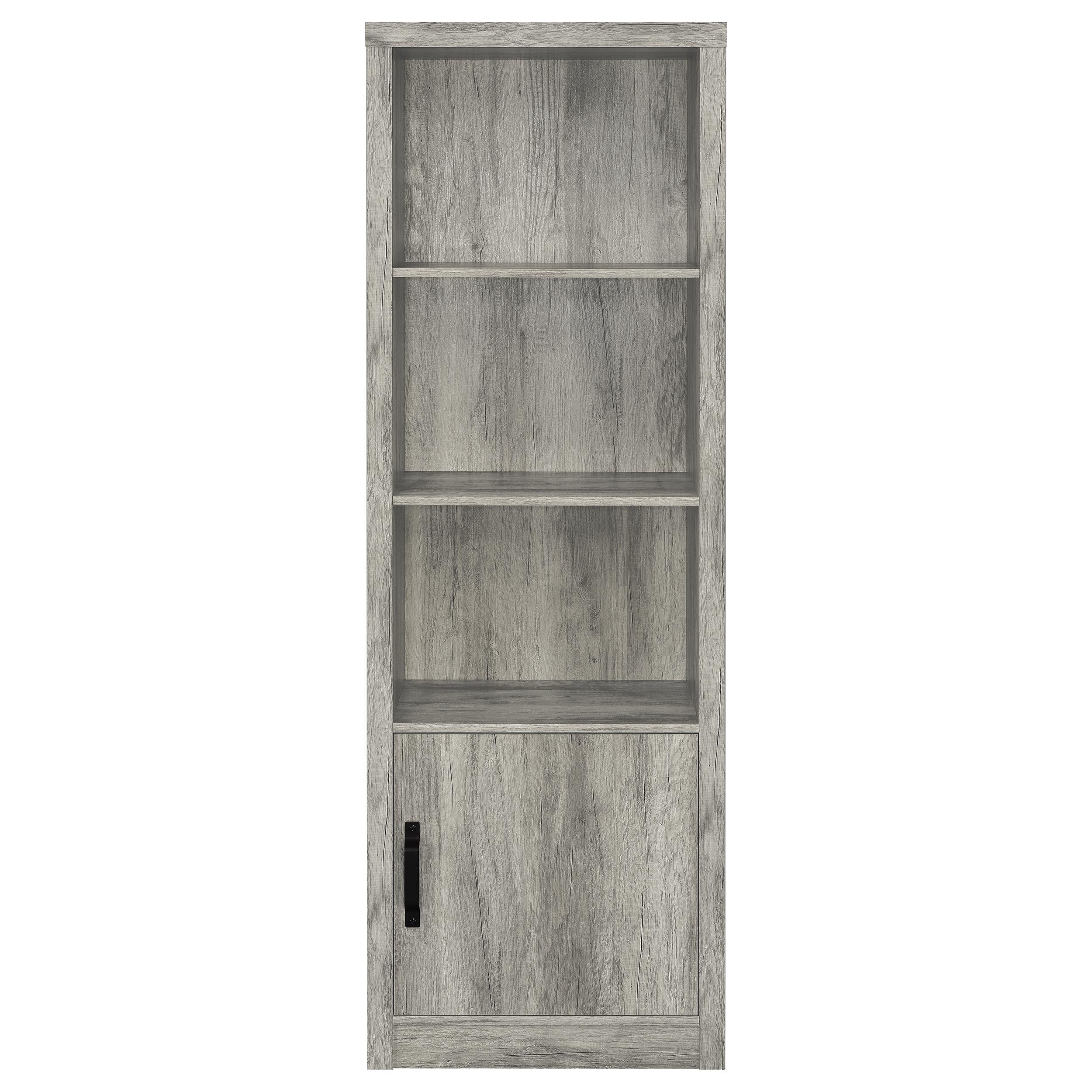 Burke 3-piece 59-inch TV Entertainment Center Grey Driftwood — view 11