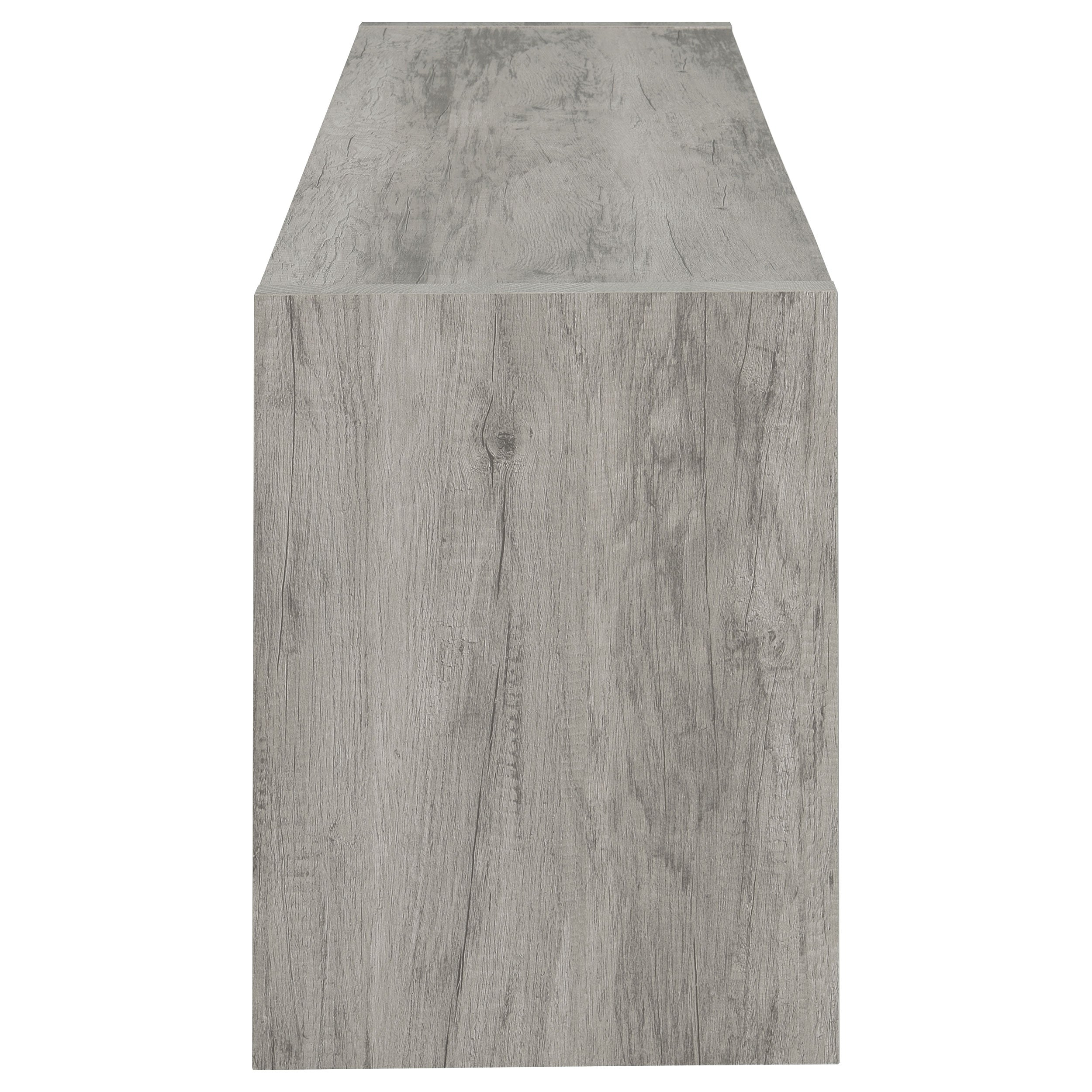 Burke 2-door Engineered Wood 71-inch TV Stand Grey Driftwood — view 6
