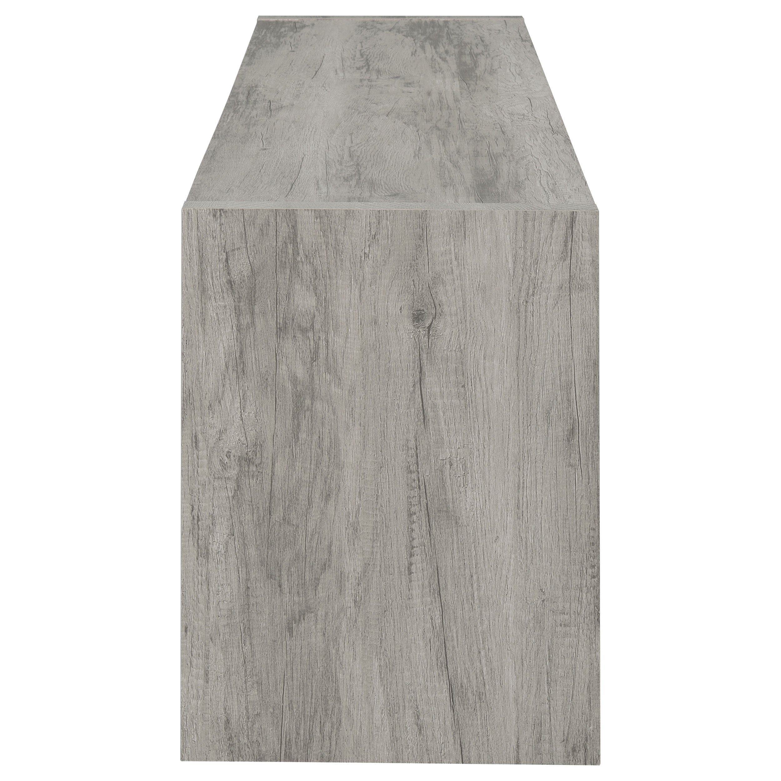 Burke 2-door Engineered Wood 71-inch TV Stand Grey Driftwood — view 8
