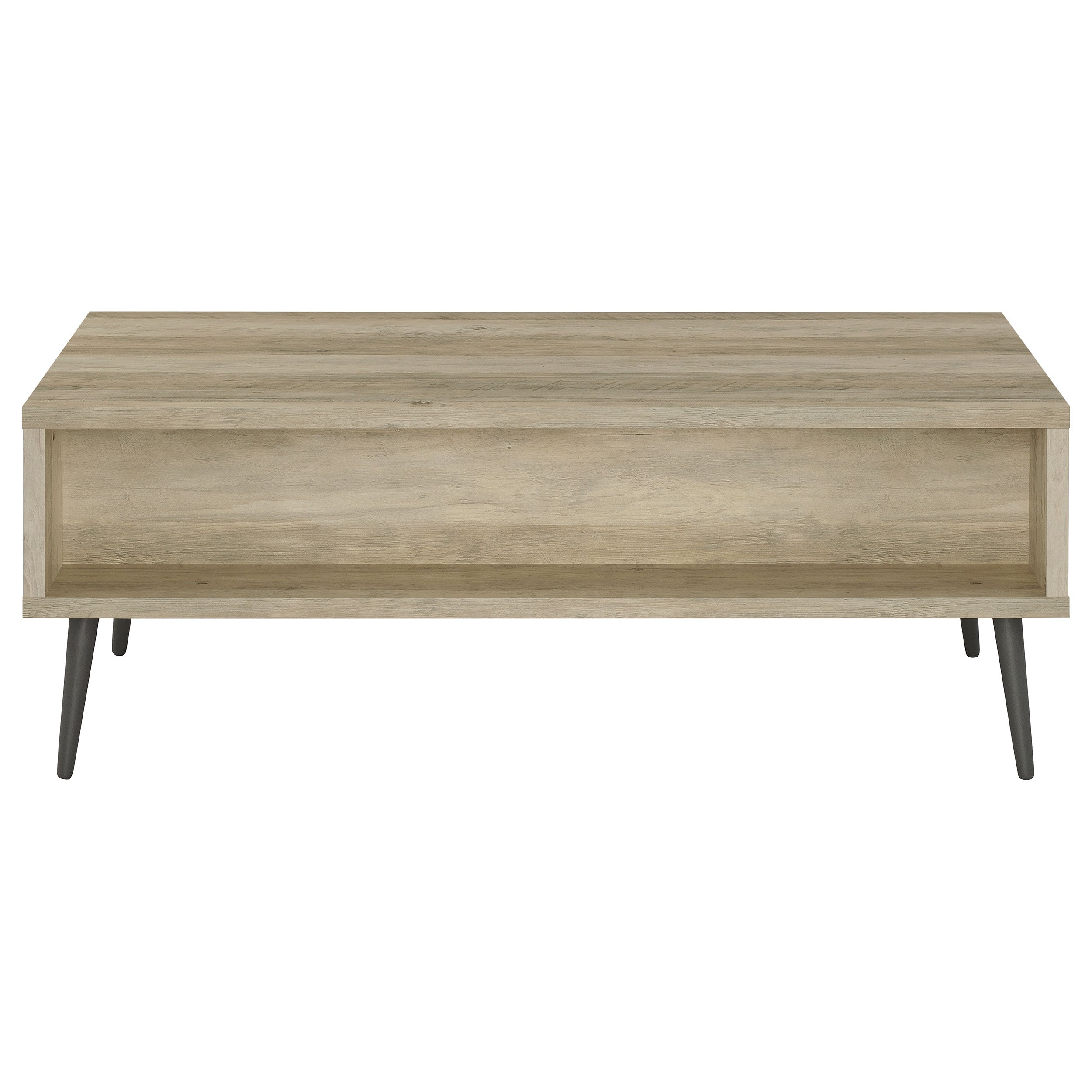 Welsh 1-drawer Engineered Wood Coffee Table Distressed Pine — view 7