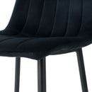 Dining Chair, Modern Kitchen Dining Chair With Cushion Back, Upholstered Side Chair With Coated Metal Legs, Family Kitchen Dining Room And Living Room
