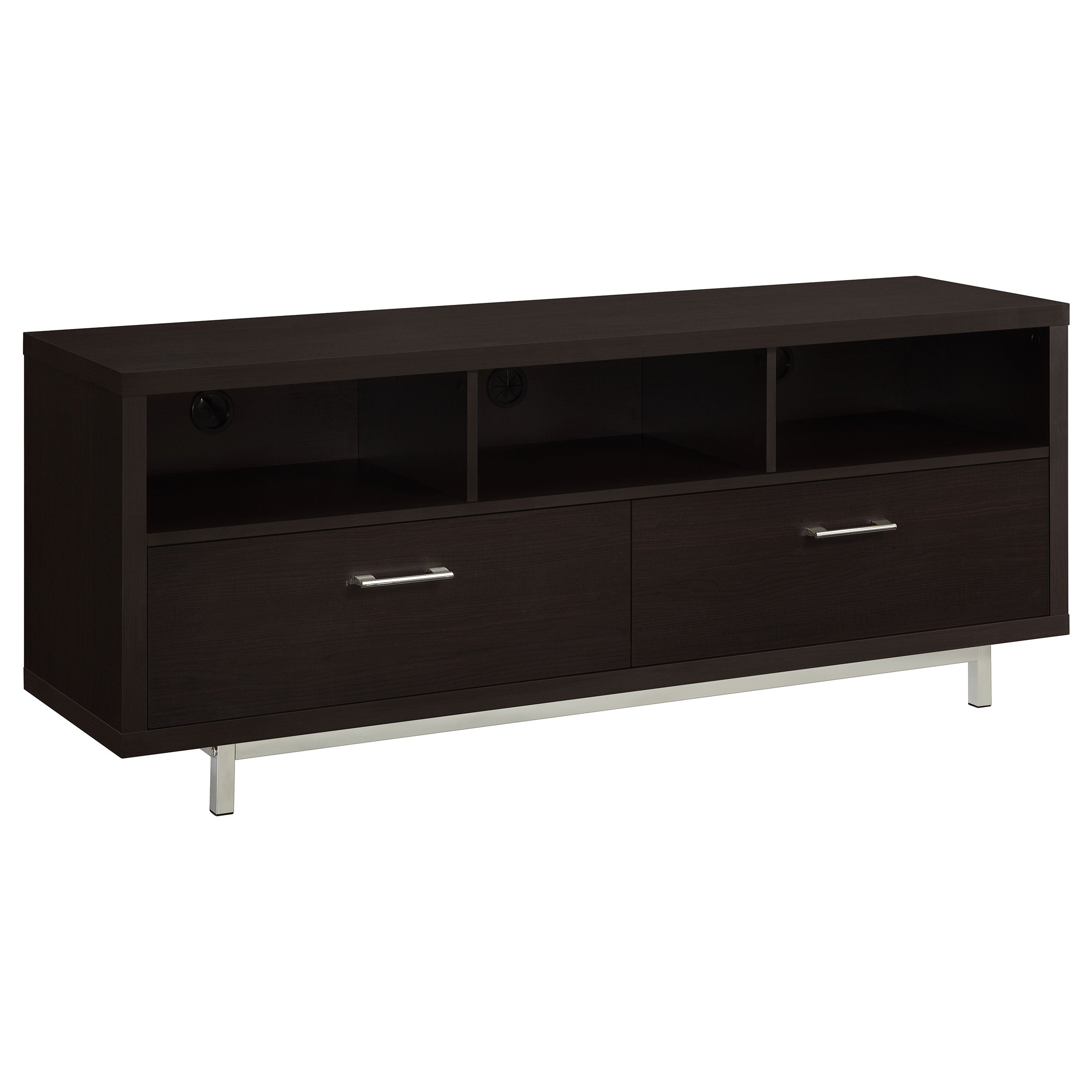 Casey 2-drawer Engineered Wood 60-inch TV Stand Cappuccino — view 1