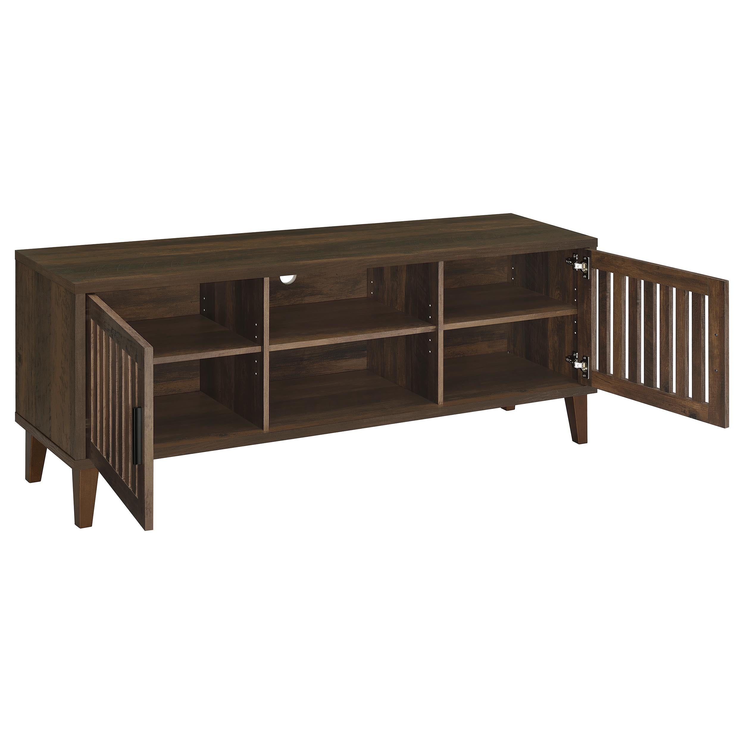 Sedona 2-door Engineered Wood 60-inch TV Stand Dark Pine — view 3
