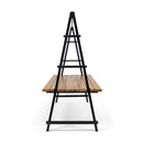 Huckleberry - Acacia Wood Outdoor Dining Table With Plant Hanger - Teak