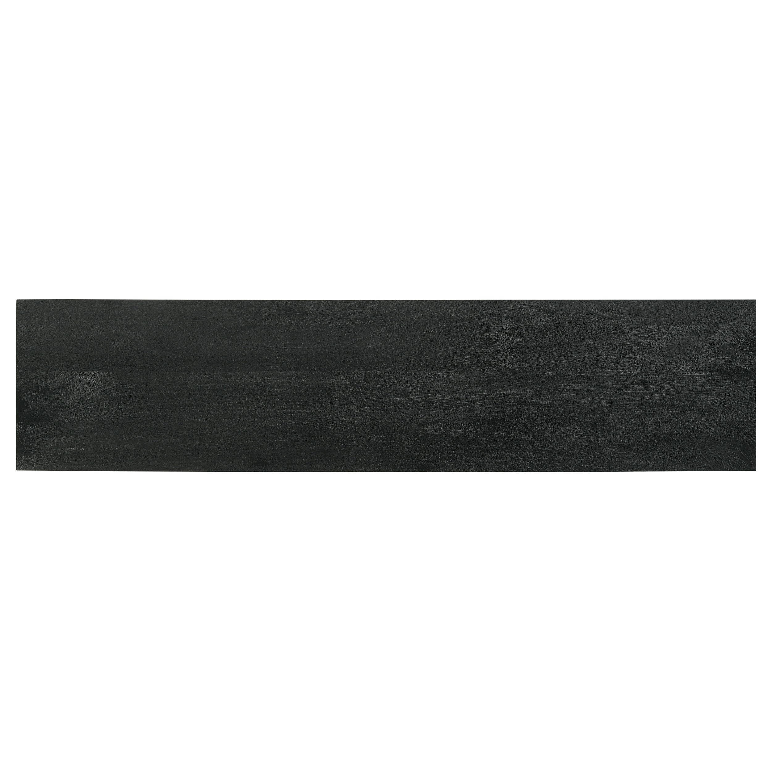 Marsden 2-door Mango Wood 70-inch TV Stand Charcoal Black — view 9