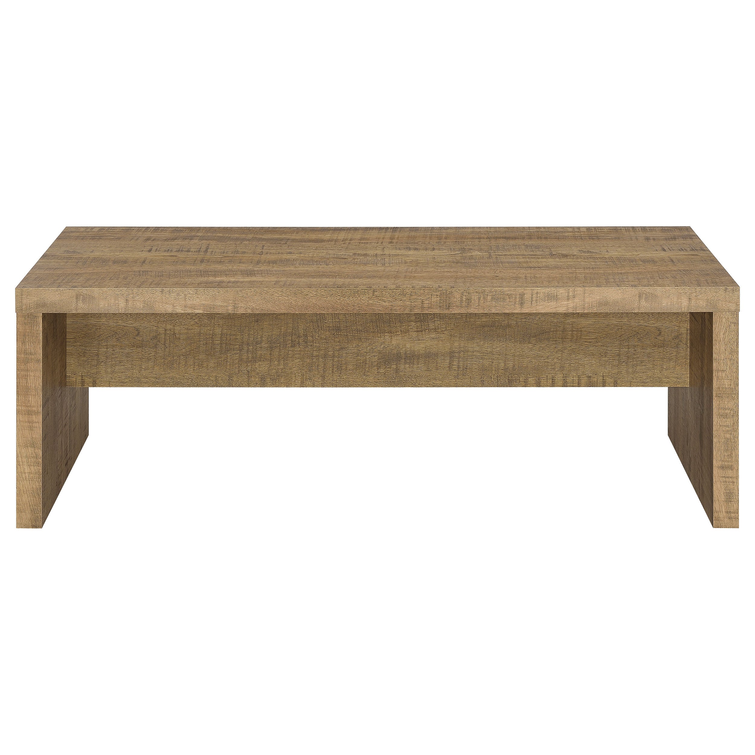 Lynette Rectangular Engineered Wood Coffee Table Mango — view 3